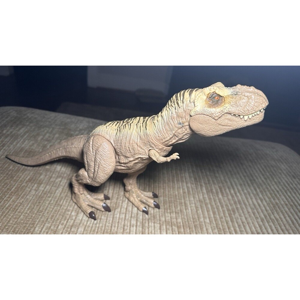 Mattel Jurassic World Epic Roarin' T-Rex Movement & Sound TESTED WORKS